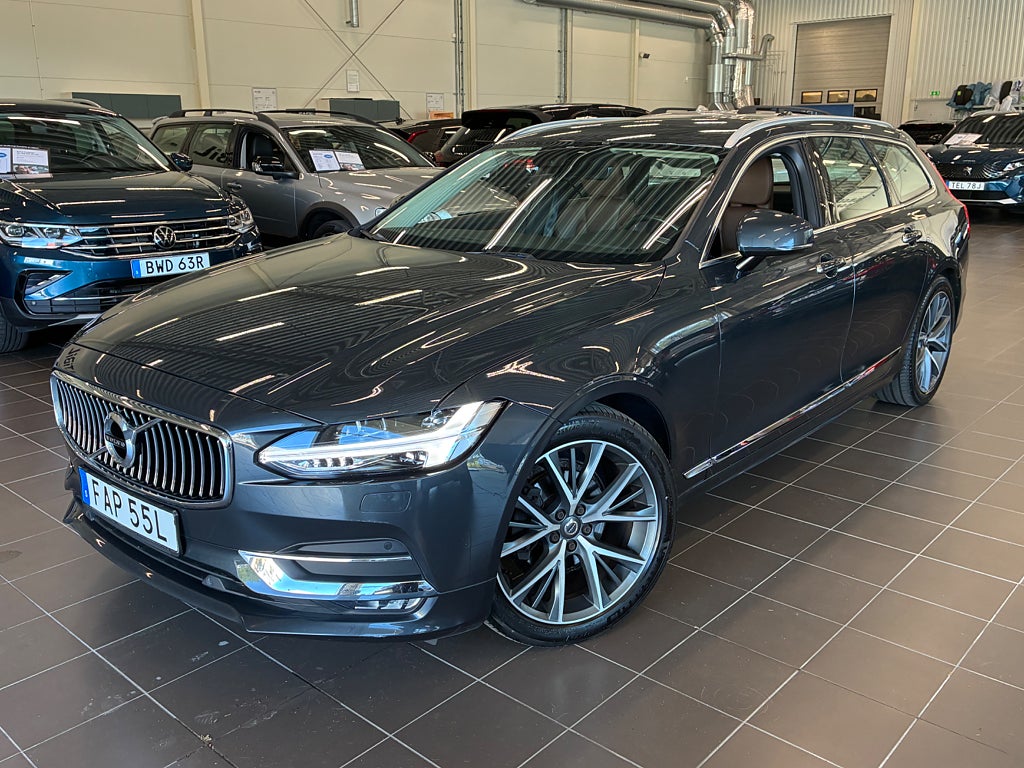 Volvo V90 D4 Geartronic Inscription Nav/Läder/Drag/Kamera/Värmare