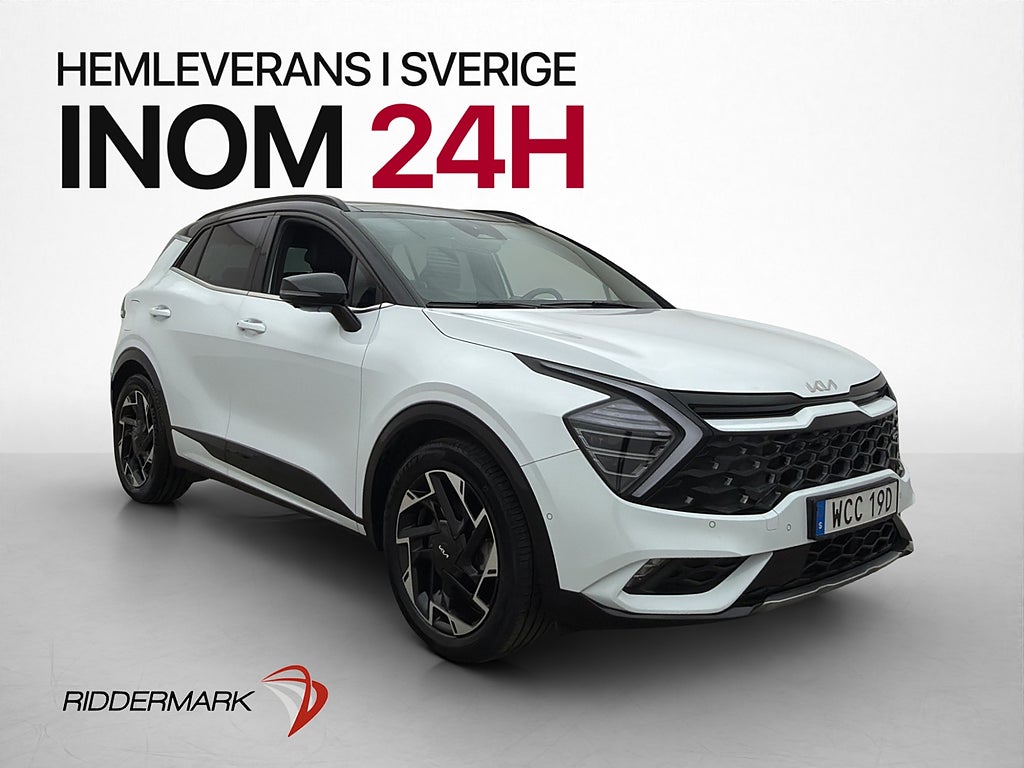 Kia Sportage PHEV AWD 265hk GT-Line Pano H/K 360° Skinn Navi