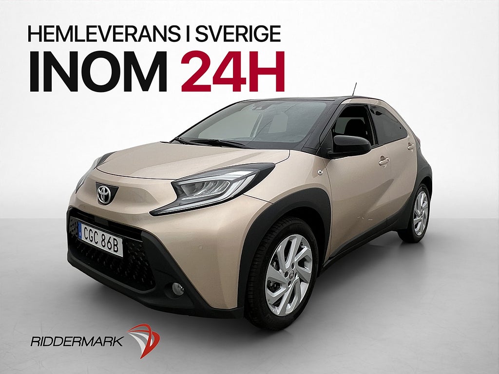 Toyota Aygo X 72hk Pulse Kamera Navi CarPlay Adaptiv-Fart