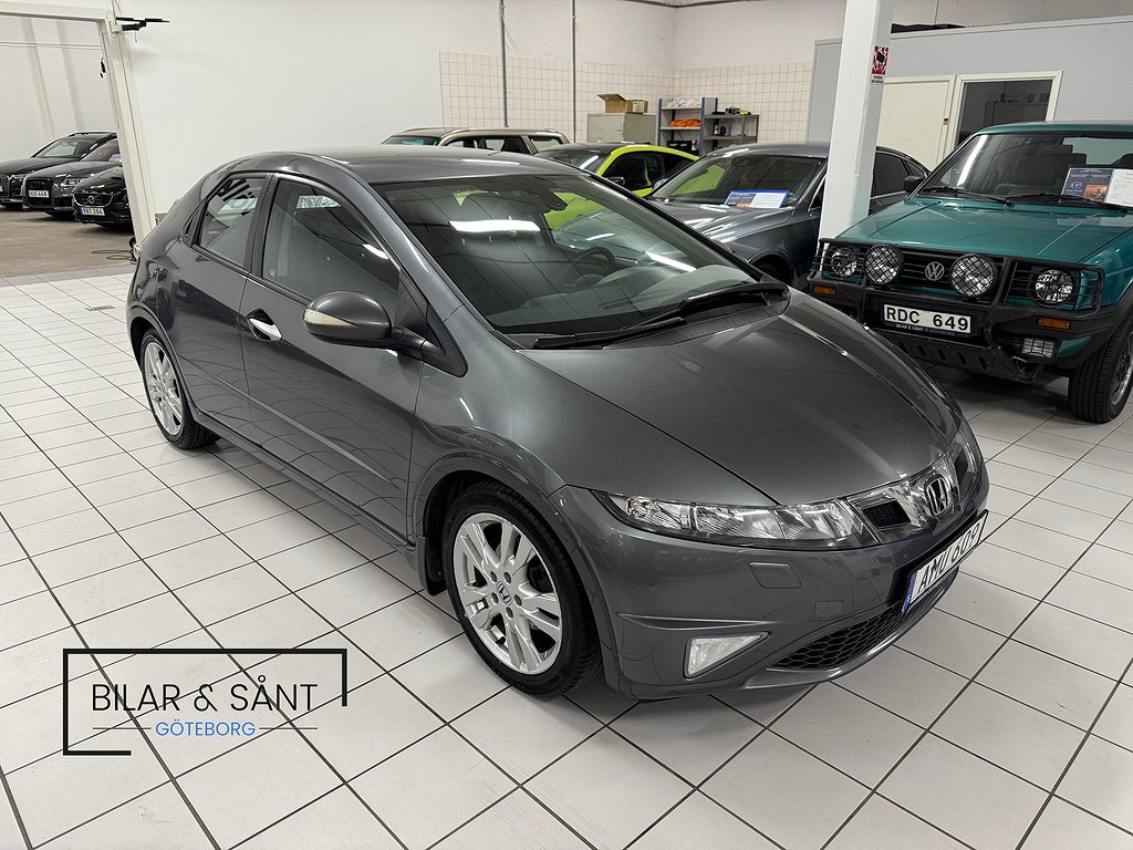 Honda Civic 5-dörrar 1.8 i-VTEC  140hk Sport V-Hjul