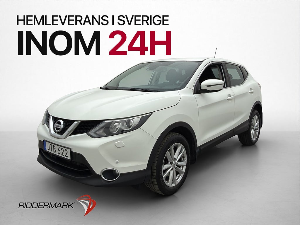 Nissan Qashqai 1.2 DIG-T 115hk M-Värmare Kamera Navi