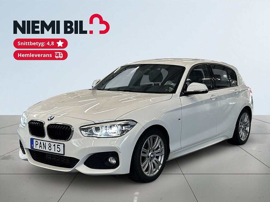 BMW 118I 5-dörr M Sport S&V-hjul/Farthållare/BT/Psens/Rattvärme