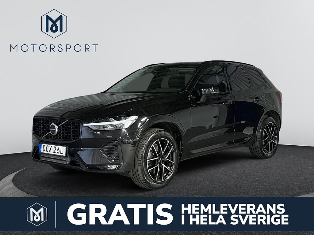 Volvo XC60 B4 AWD Plus Dark DRAG Adaptiv-farth Värmare Helskinn