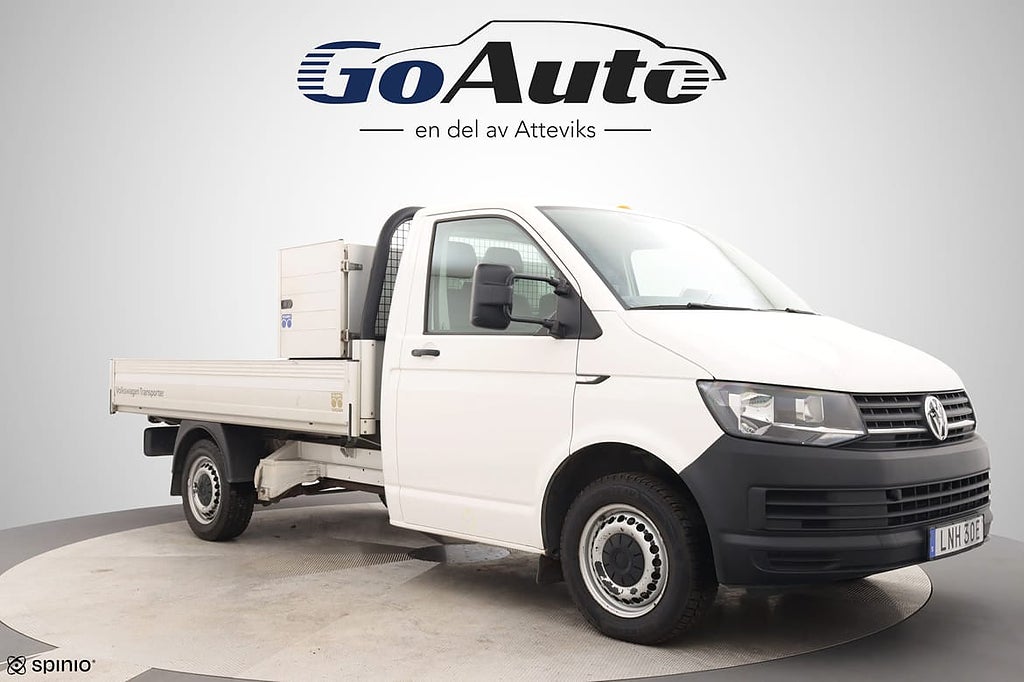 Volkswagen Transporter Chassi Cab Pickup Flak Verktygslåda TDI 102hk