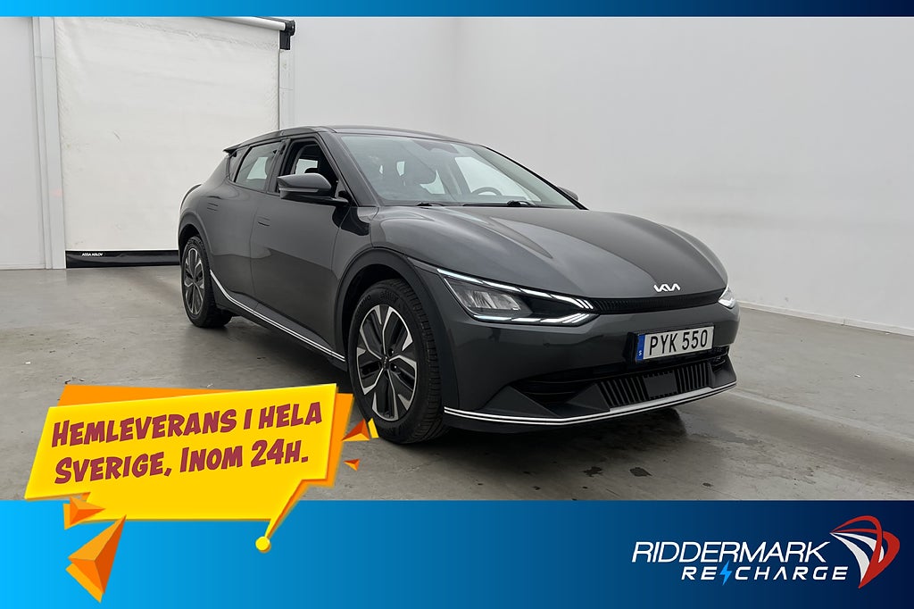 Kia EV6 77.4 kWh 228hk Dragkrok Kamera CarPlay Rattvärme