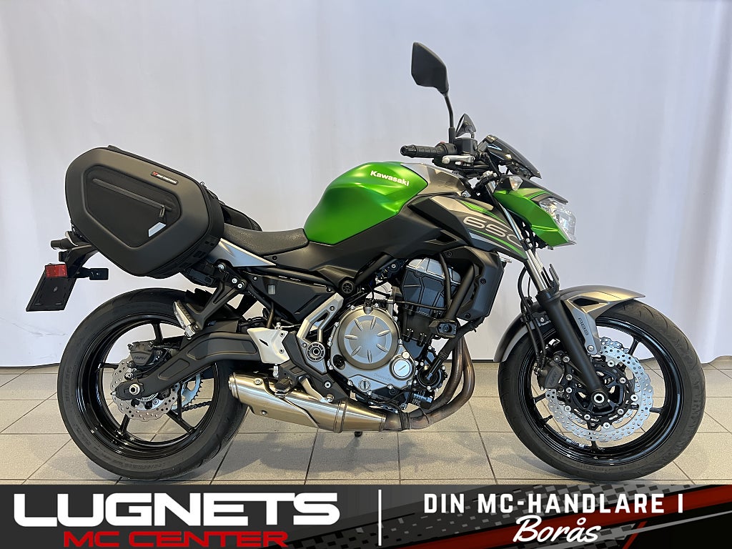 Kawasaki Z650 #Avtagbara textilväskor# 