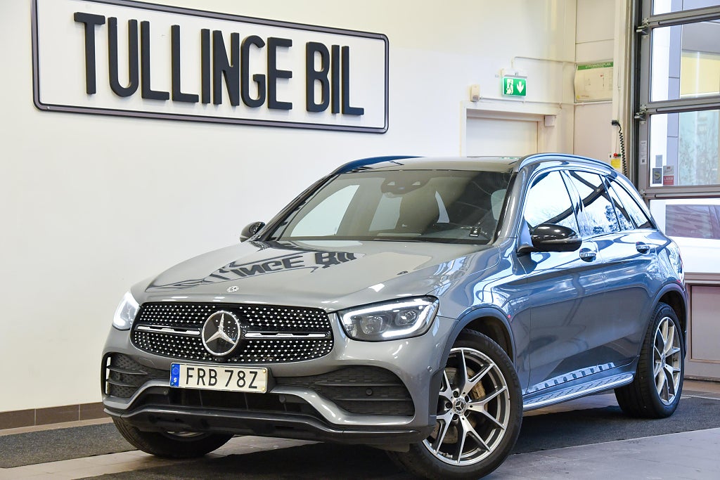 Mercedes-Benz GLC 220 d 4M 9G AMG Burmester Pano Cockpit Drag Värm 360° 