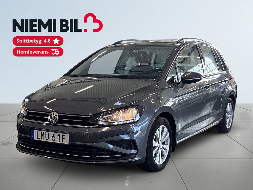 Volkswagen Golf Sportsvan 1.5 TSI GT S&V-Hjul/Psens/Carplay/Adfarthållare