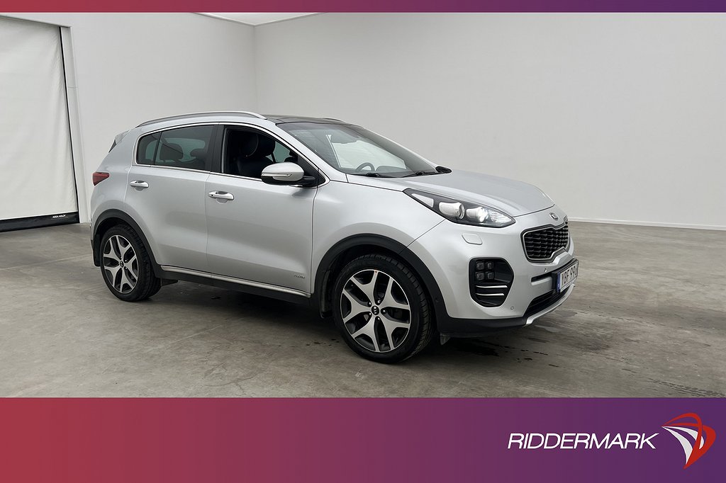 Kia Sportage AWD 185hk GT-Line M&K-Värm Pano Kamera Drag