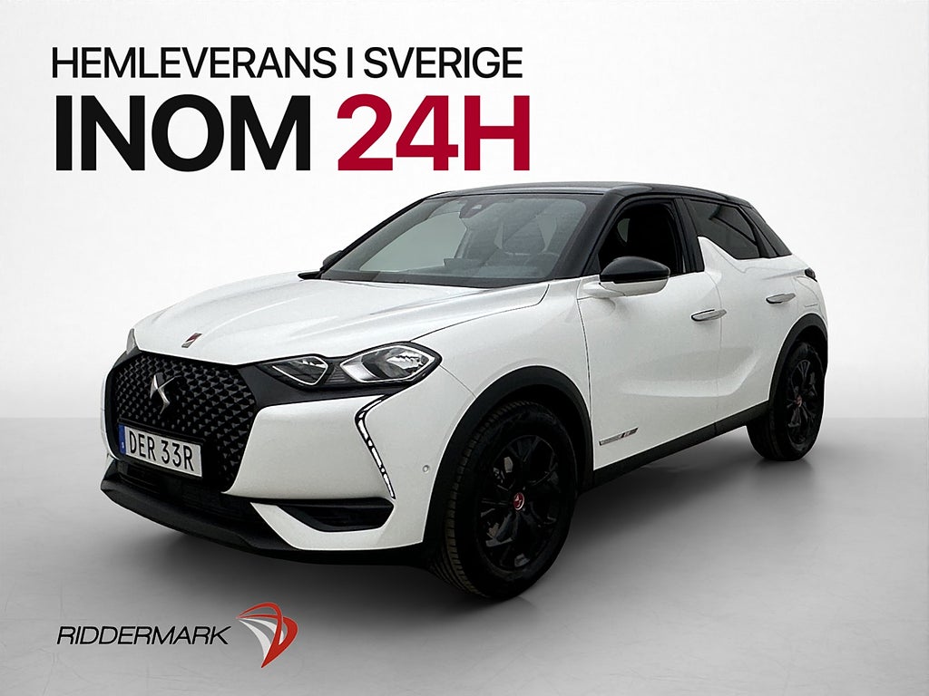 DS 3 Crossback 1.2 Puretech 360° Halvskinn Carplay Adpt-Fart