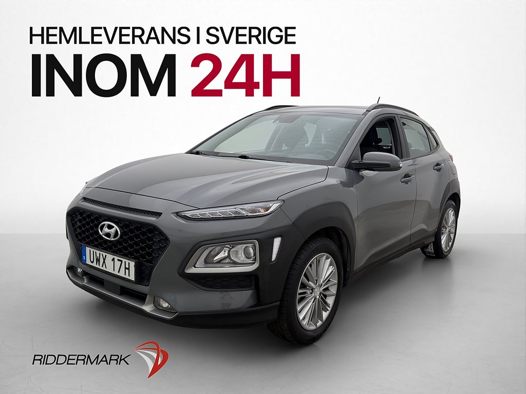 Hyundai Kona 1.0 120hk Trend Kamera Drag M/K-Värmare CarPlay