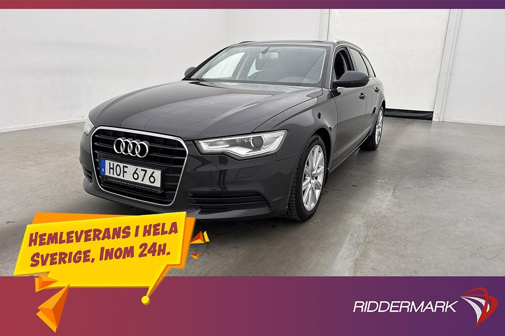 Audi A6 TDI 190hk Proline Dragkrok P-Sensorer Keyless