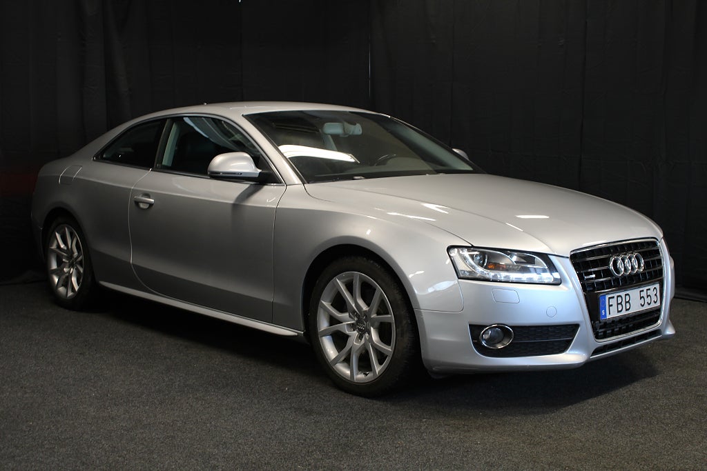 Audi A5 Coupé 3.0 TDI V6 Quattro |GPS|El-stolar|Helskinn|239hk