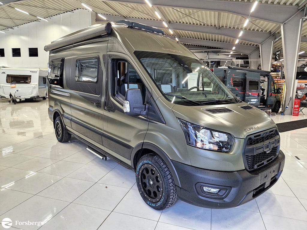 Sunlight Cliff 590 4x4 Green Trek (Ford) "Ready to Roll" KAMPANJ!