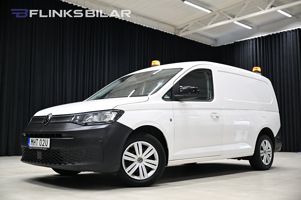 Volkswagen Caddy Maxi DSG 122HK Inredd|Drag|Värmare|Backkamera|EnÄgare|Moms
