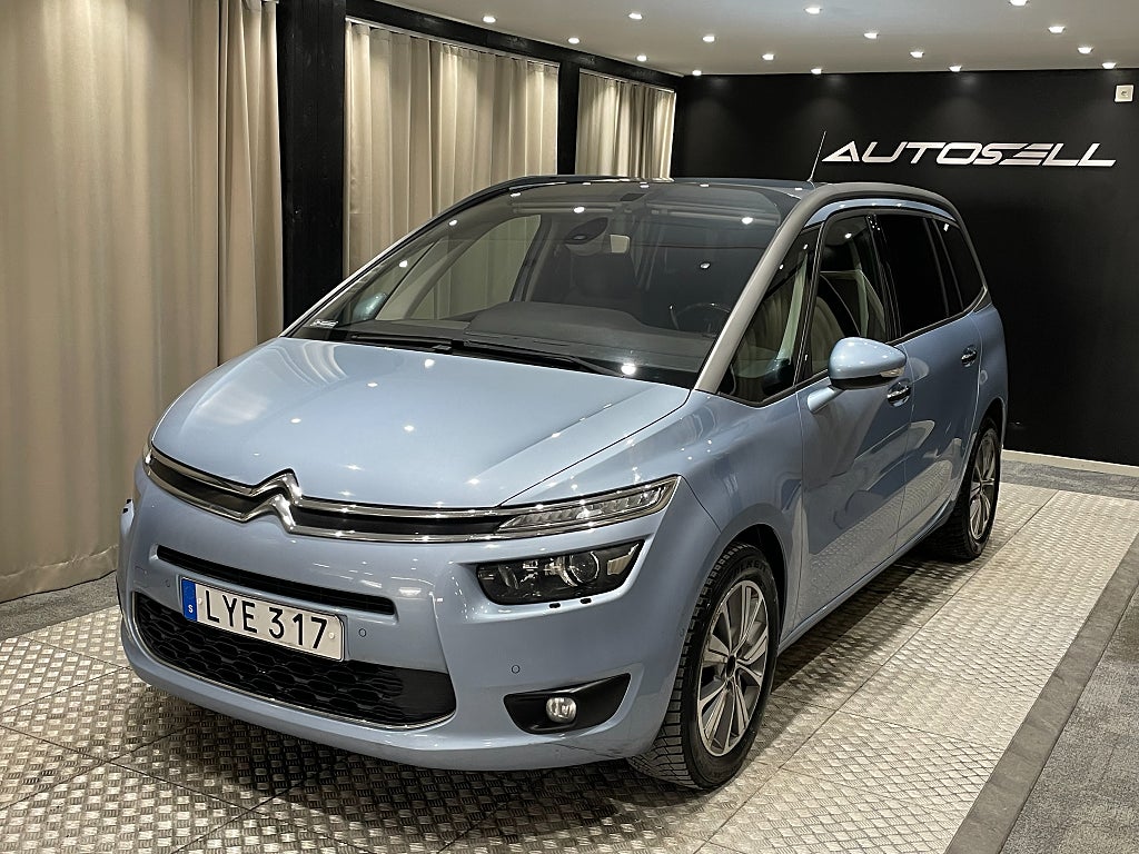 Citroen Grand C4 Picasso 1.6 BlueHDi EAT Navi Keyless Backkamera 7-Sits Drag