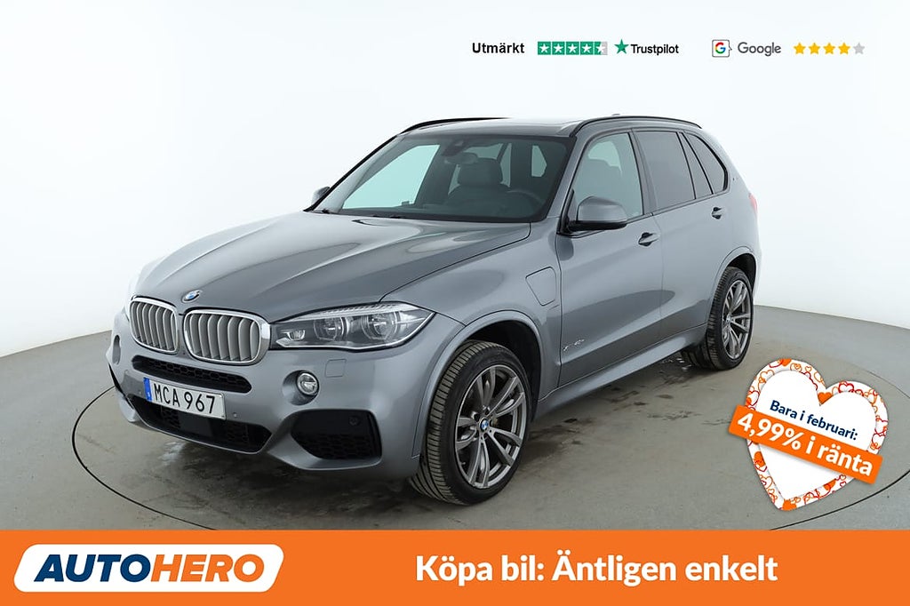 BMW X5 xDrive40e M Sport / 360, Panorama, H/K, Dragkrok