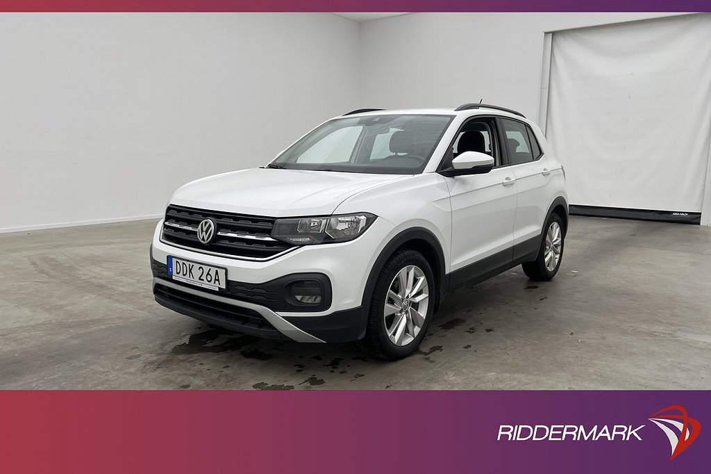 Volkswagen T-CROSS TSI 95hk Farthållare Bluetooth 0.57L/Mil