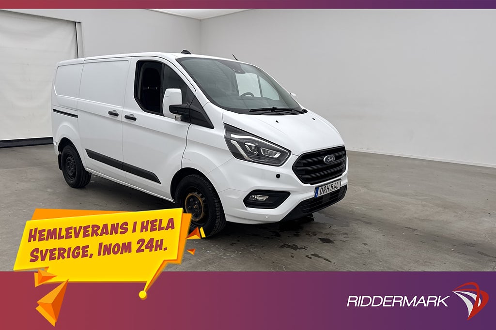 Ford transit-custom Värmare Dragkrok 2xDörrar B-Kamera Moms