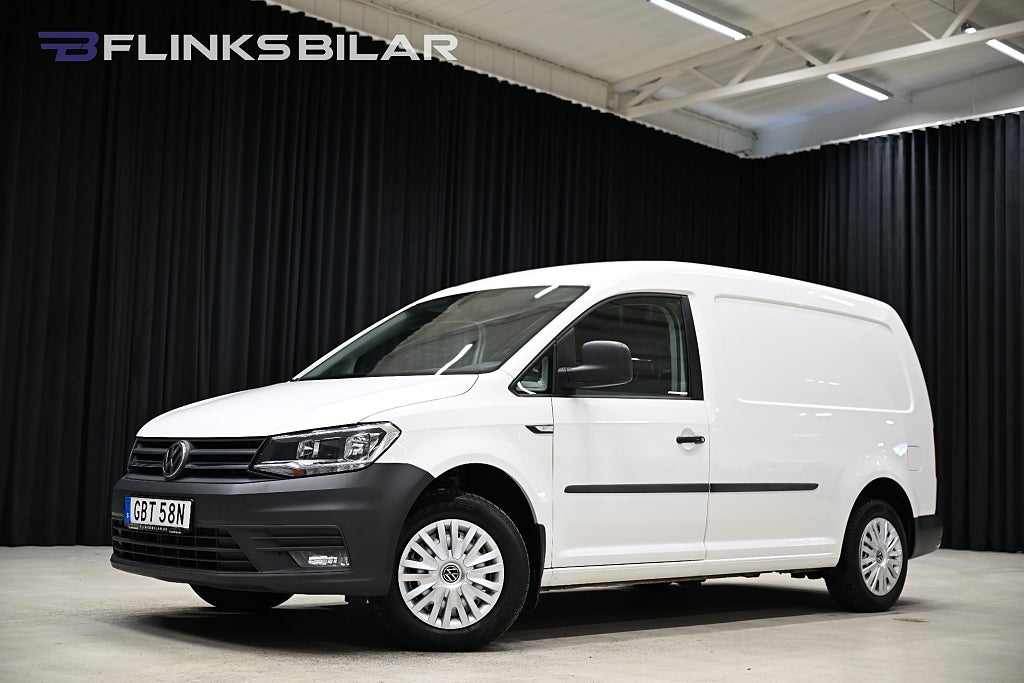 Volkswagen Caddy Maxi TDI DSG 102HK Drag|Värmare|V-Inredd|EnÄgare|Leasbar