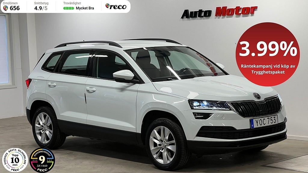 Skoda Karoq 1.0 TSI 115hk Automat Drag/Carplay/Backkamera