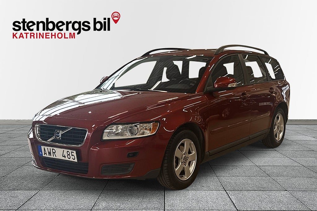 Volvo V50 1.8 Flexifuel Kinetic S+V hjul, Dragkrok, Ny servad