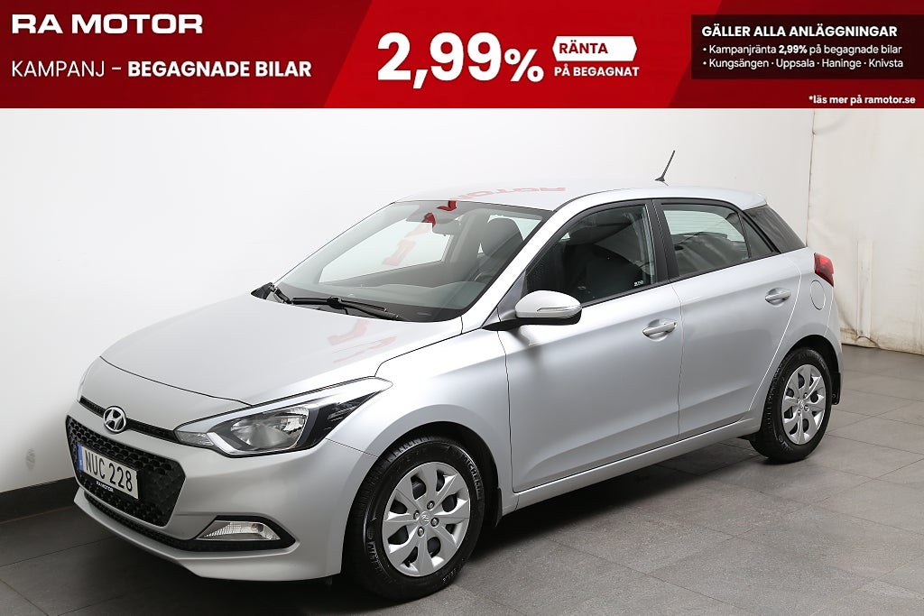 Hyundai i20 1,2 84hk Comfort 5D I 1ägare I Nyservad 2016