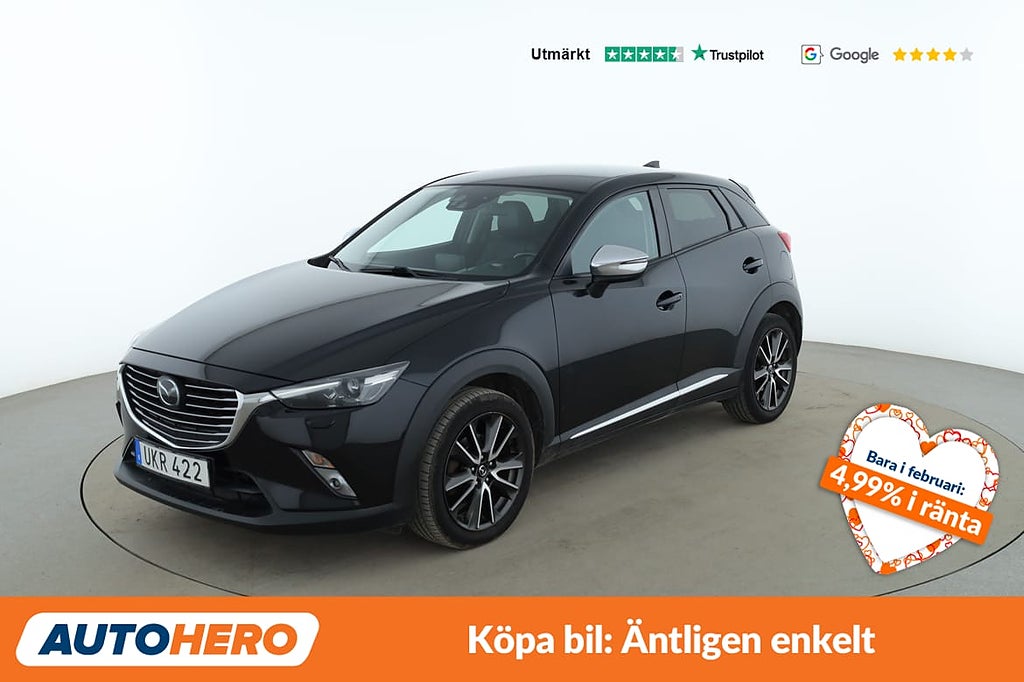 Mazda CX-3 2.0 Exclusive-Line AWD / PDC, GPS, Kamera, ACC