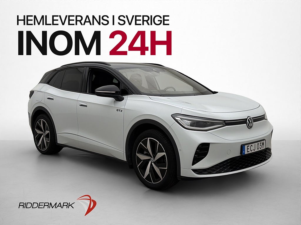 Volkswagen ID.4 GTX 77 kWh 4M Värmare Kamera Drag MOMS