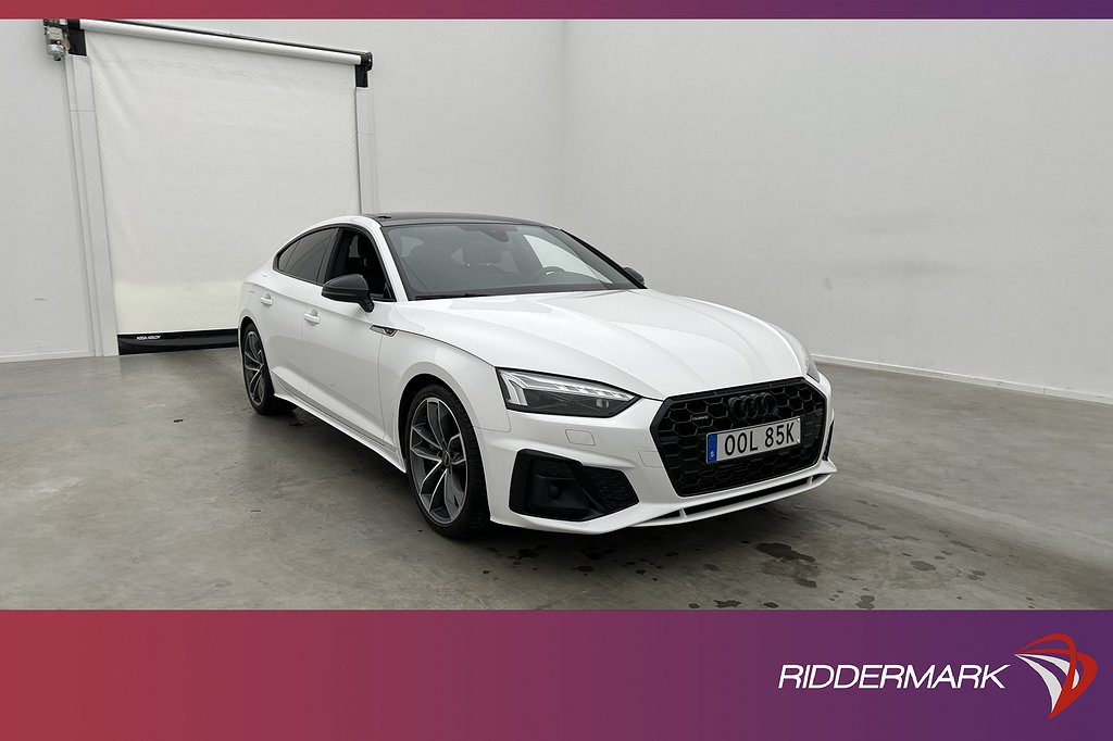 Audi A5 45 TFSI Q 265hk S-Line Cockpit Pano Kamera MOMS