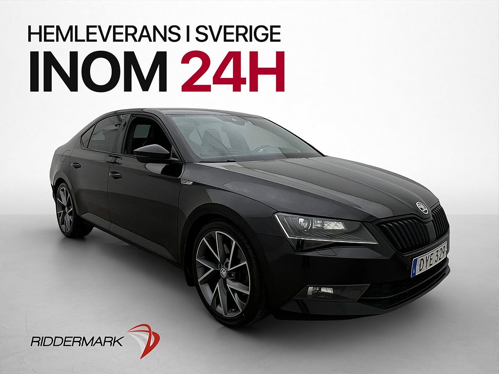 Skoda Superb TSI 4x4 280hk Sportline Canton Värm Kamera Drag