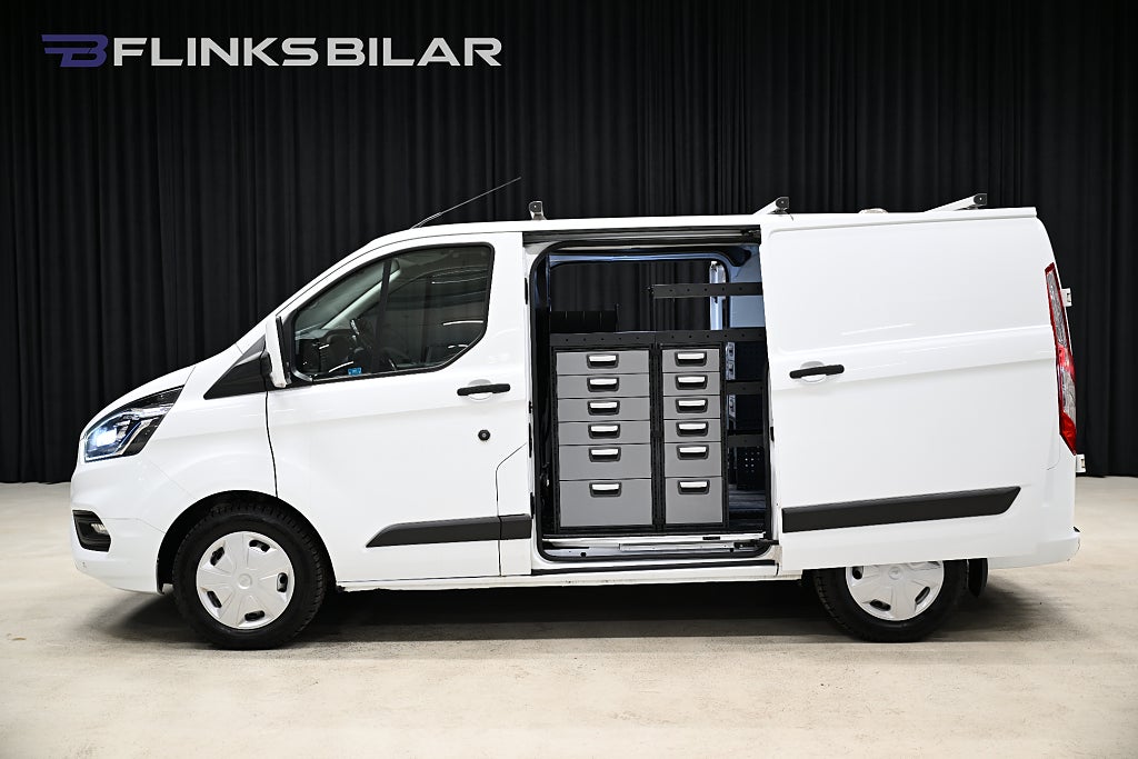 Ford transit Custom 130HK Automat|Servicebil|Dubbeldörr|Inredd|SeUtr