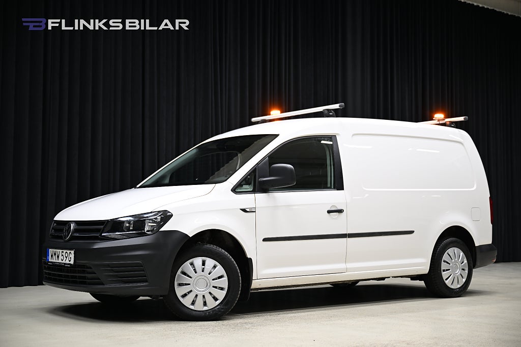 Volkswagen Caddy Maxi 2.0 TDI DSG 122HK Inredning|Drag|Värmare|PDC|Enägare