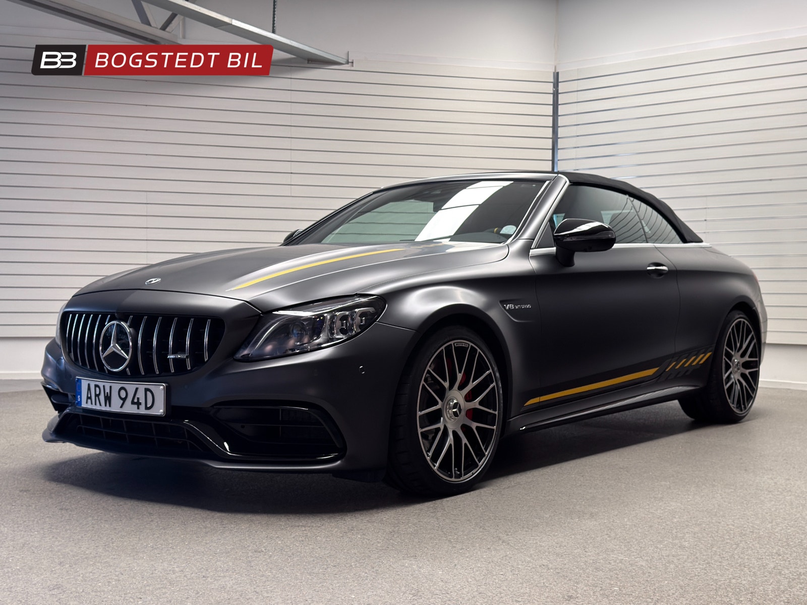 Mercedes-Benz C63 S AMG V8 510hk Cabriolet | Final Edition 2022 - miniatyr 3