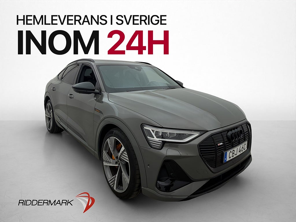 Audi E-Tron Sportback 55 quattro S-Line Pano Dragkrok 360°