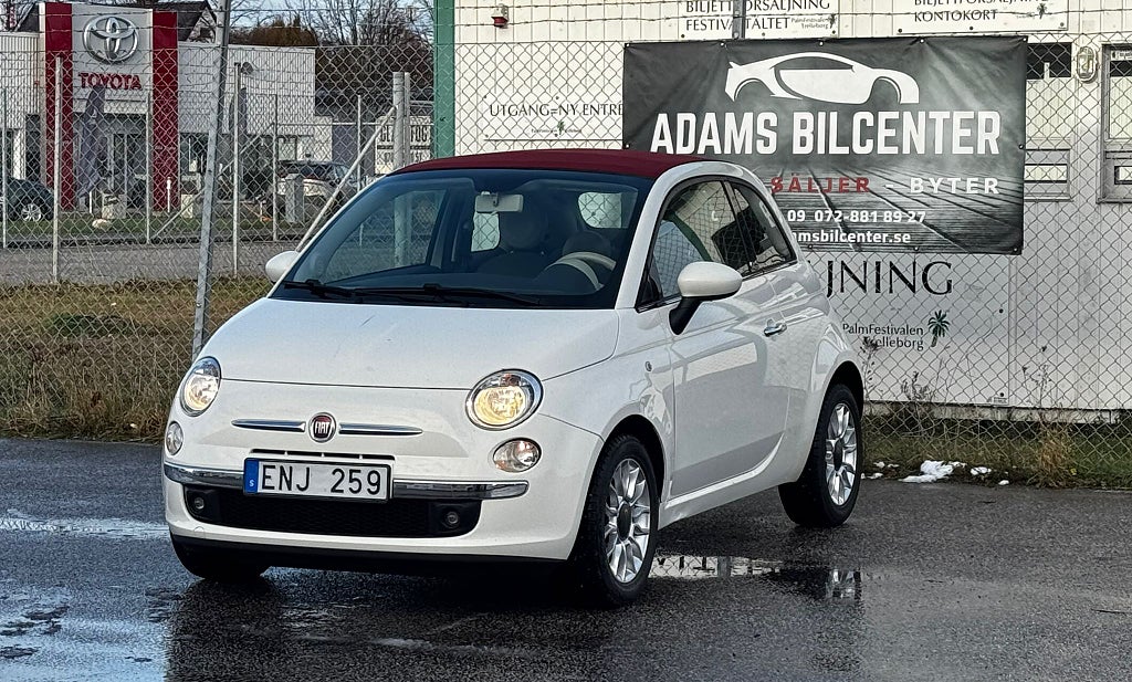 Fiat 500C 1.2 8V Lounge ny besiktigad