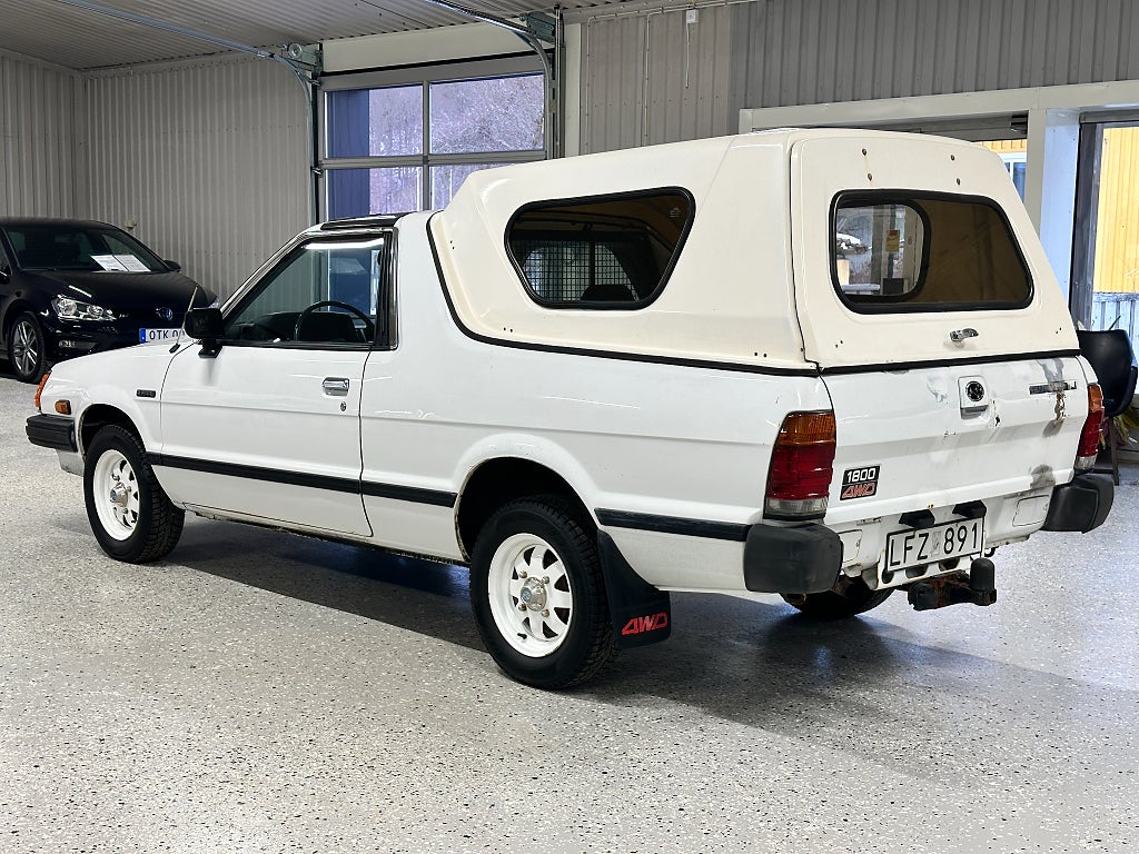 Subaru 1800 1.8l 4WD 82hk BRAT Brumby Besiktigad LÅGA MIL!