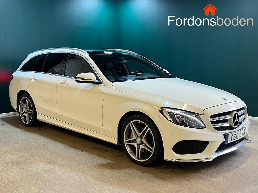 Mercedes-Benz C 220 d 4MATIC AMG Panorama Drag D-värm Navi 170hk