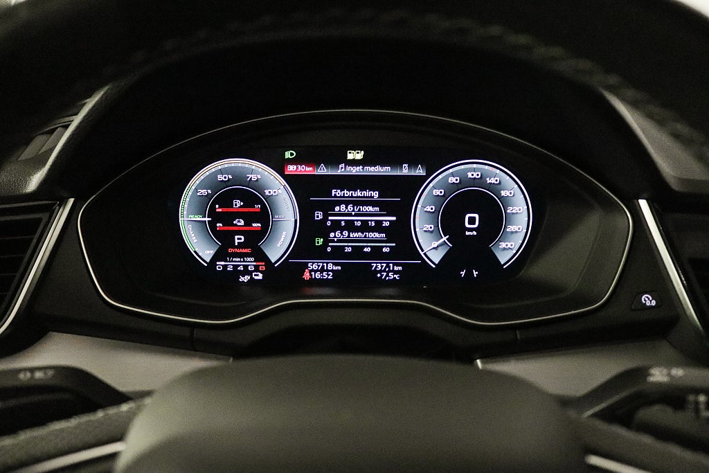 Audi Q5 55 TFSI e Quattro S-Line Evolution B&O Cockpit Luftfjädring Drag