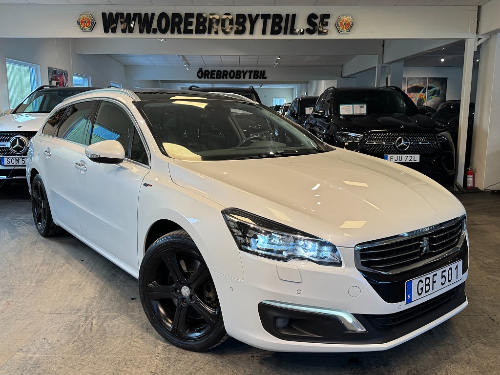 Peugeot 508 SW 2.2 HDi Aut Gt line Pano Drag Gps Kamrembytt SE-UTR