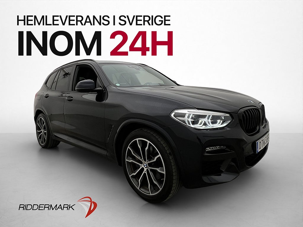 BMW X3 xDrive30e 292hk M-Sport H/K Head-Up Dragkrok Läder