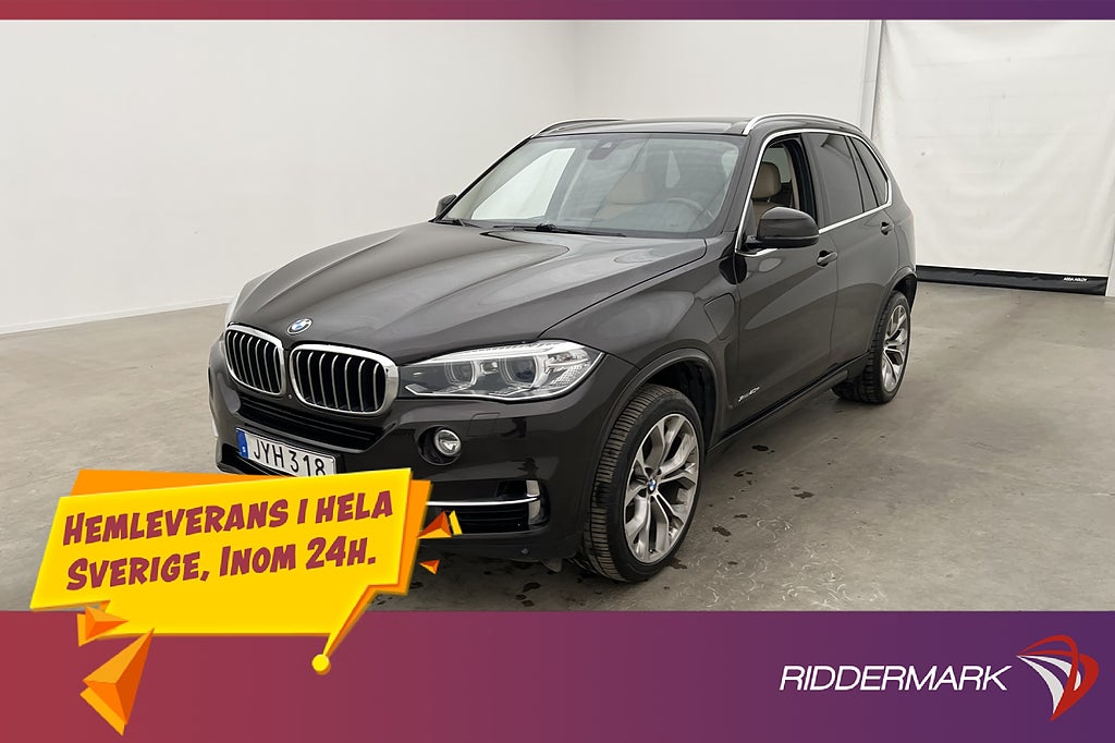 BMW X5 xDrive40e M Sport-Ratt HiFi Surround Navi Skinn Drag