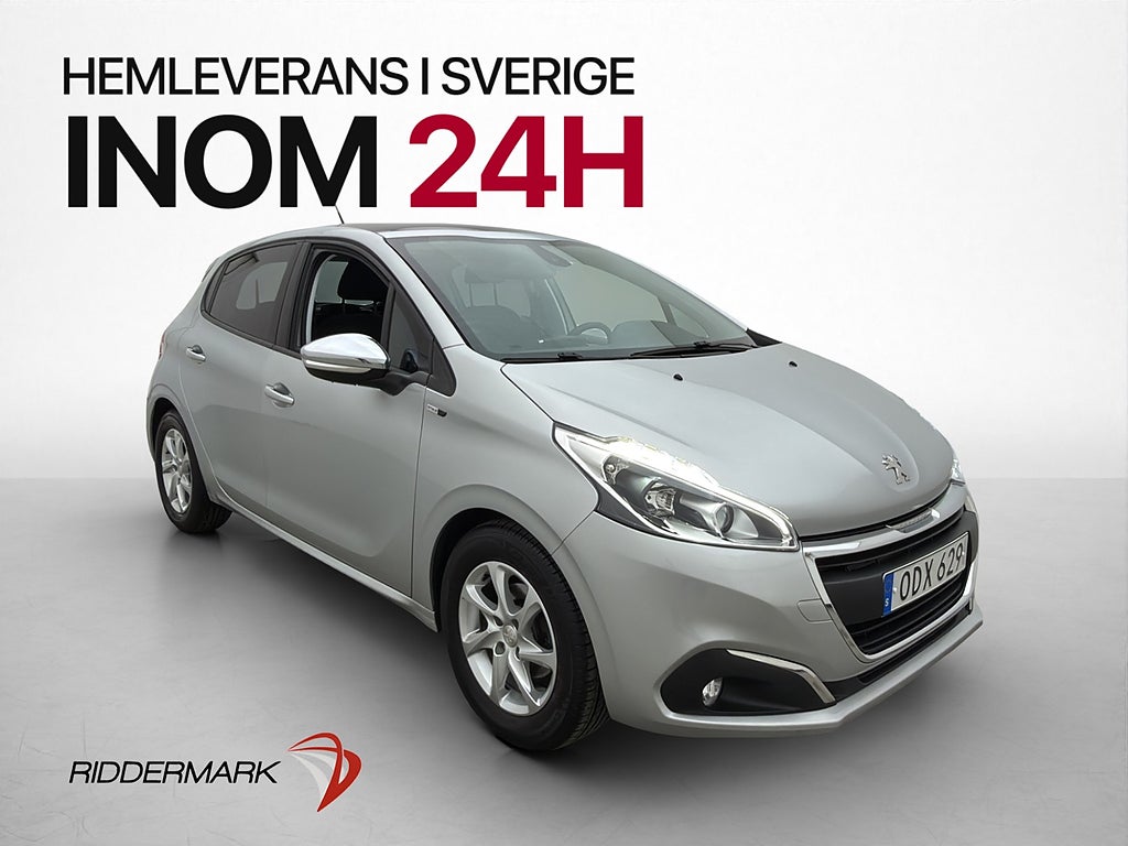 Peugeot 208 1.2 82hk Panorama P-Sensorer Farthållare