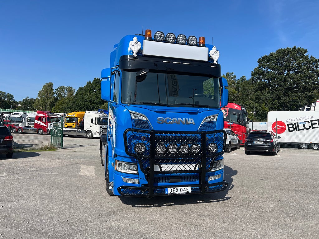 Scania R660 V8 6x2*4 Lastväxlare, ADR, Liftdumper, Euro 6