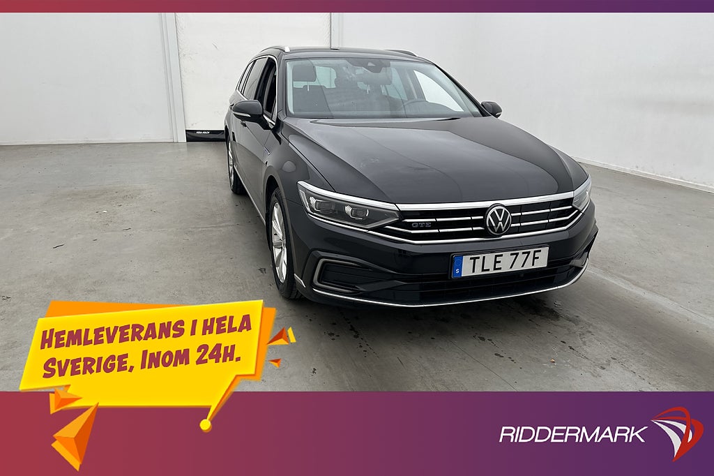 Volkswagen Passat GTE Värmare Dragkrok Kamera CarPlay MOMS