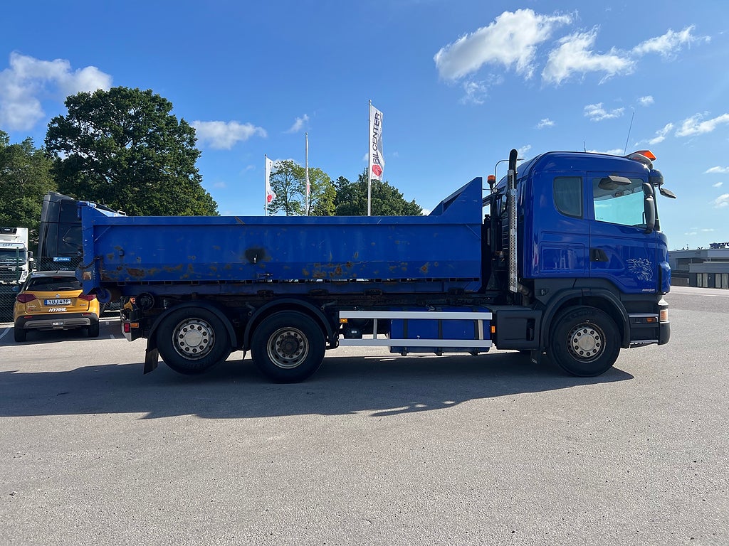 Scania R440 6x2*4 Hiab Lastväxlare inkl Flak, Euro 5