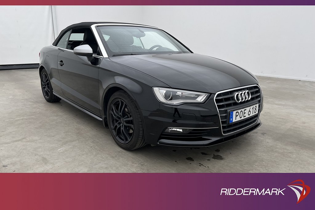 Audi A3 Cabriolet 1.4 125hk Sport Edt Farthållare Halvskinn