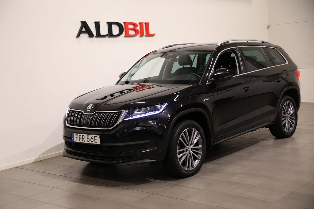 Skoda Kodiaq TDI 200hk 4x4 L&K DSG 7-sits / Drag / Värm / Läder / Nav