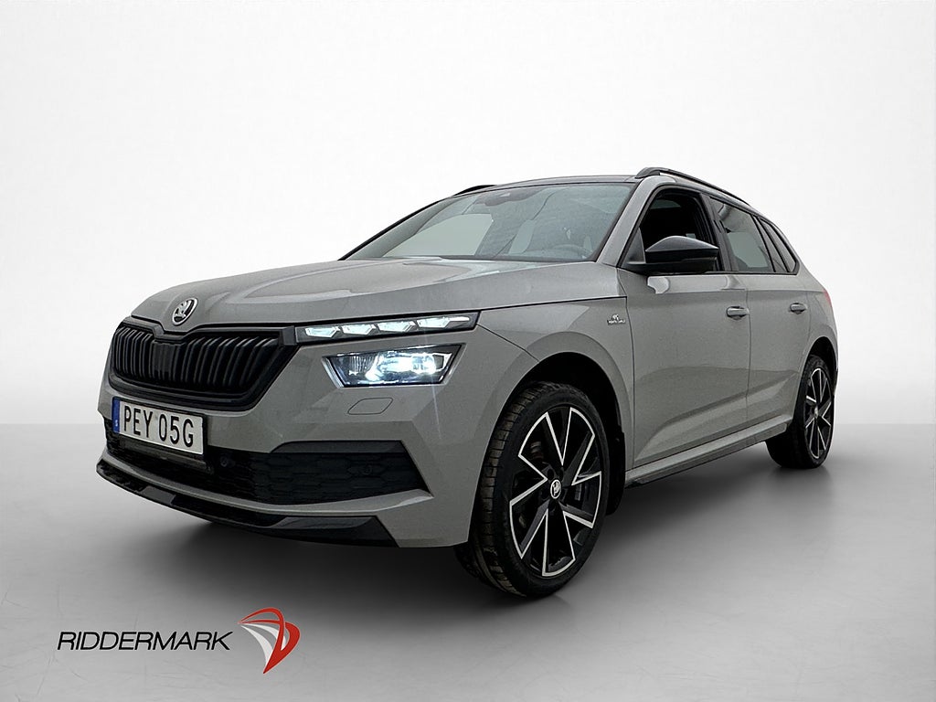 Skoda Kamiq 1.0 TSI 110hk Monte Carlo Pano B-Kamera Drag