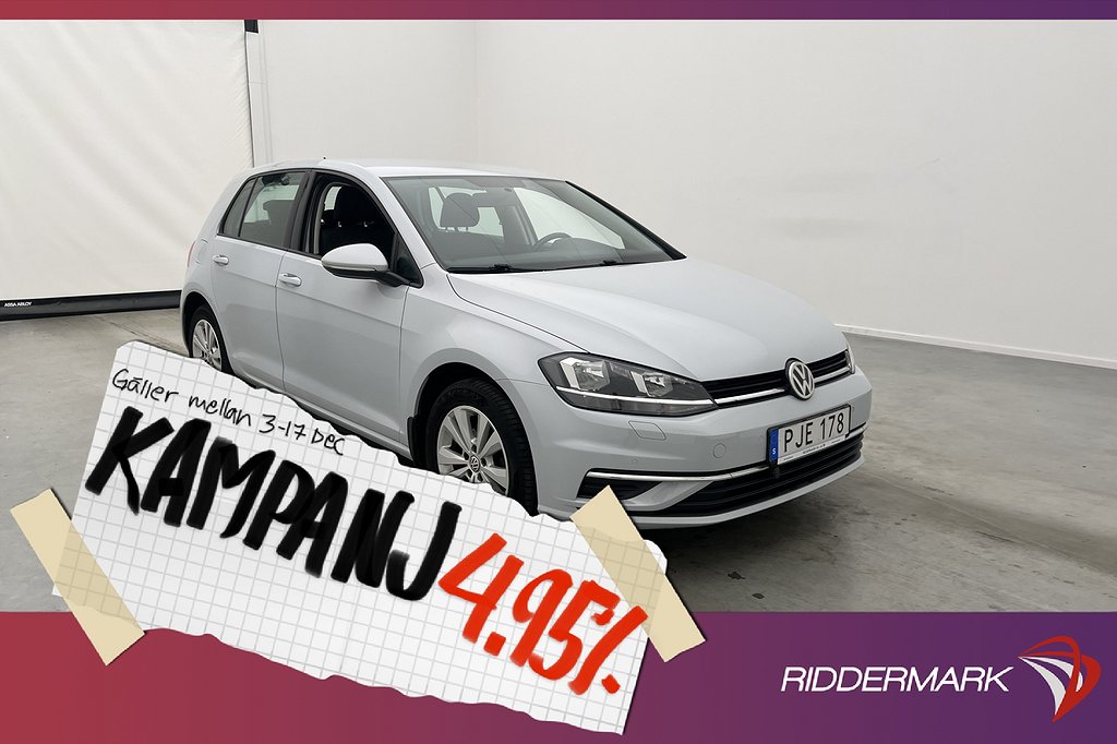 Volkswagen Golf TSI 110hk Värmare Kamera  4,95% Ränta